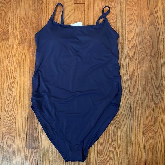 Andie The Amalfi One Piece LT Swimsuit Navy plus size XXL Tall NWT - Picture 3 of 8